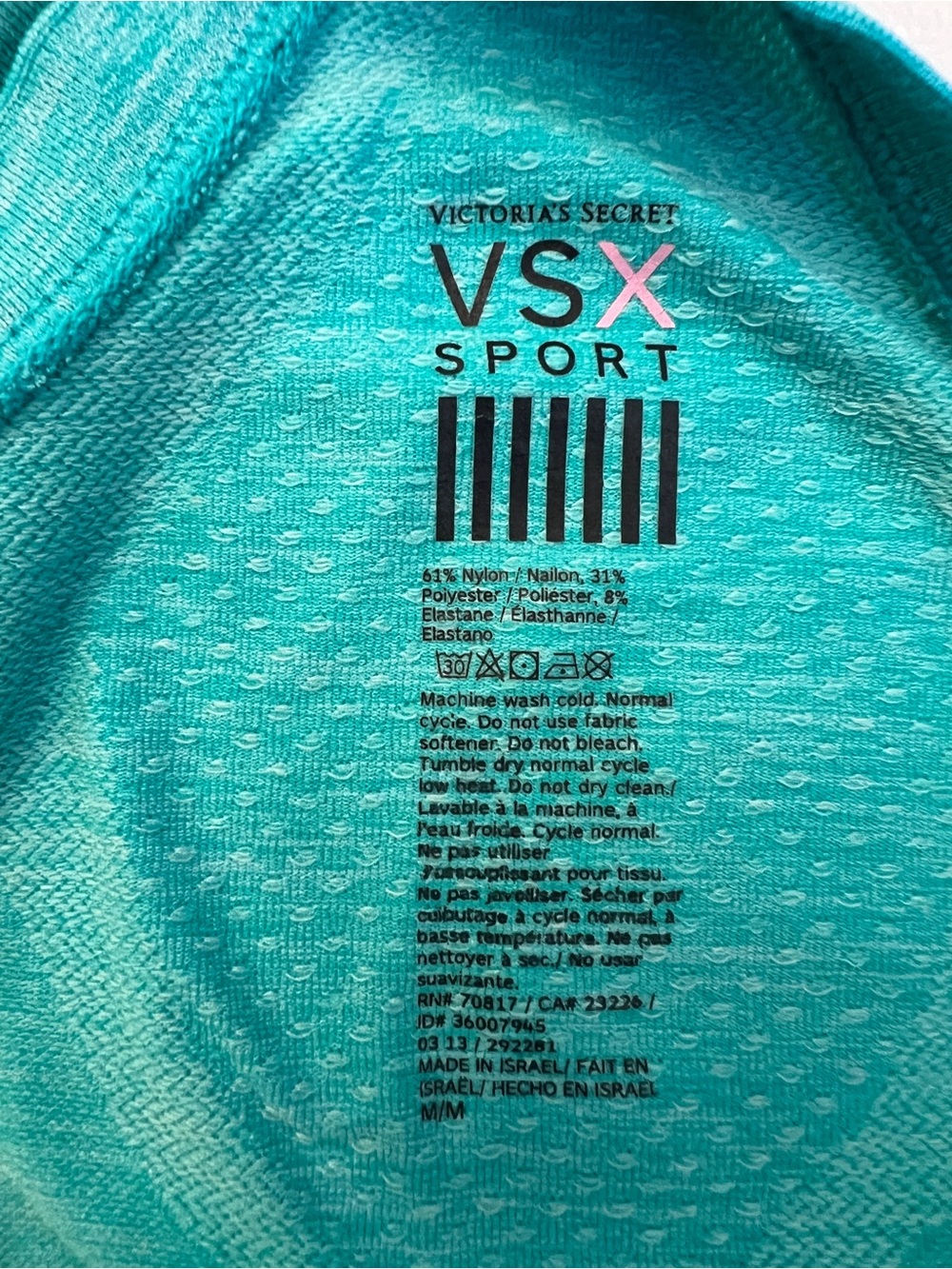 VICTORIA’S SECRET Tank Top in Teal - Picture 4 of 4
